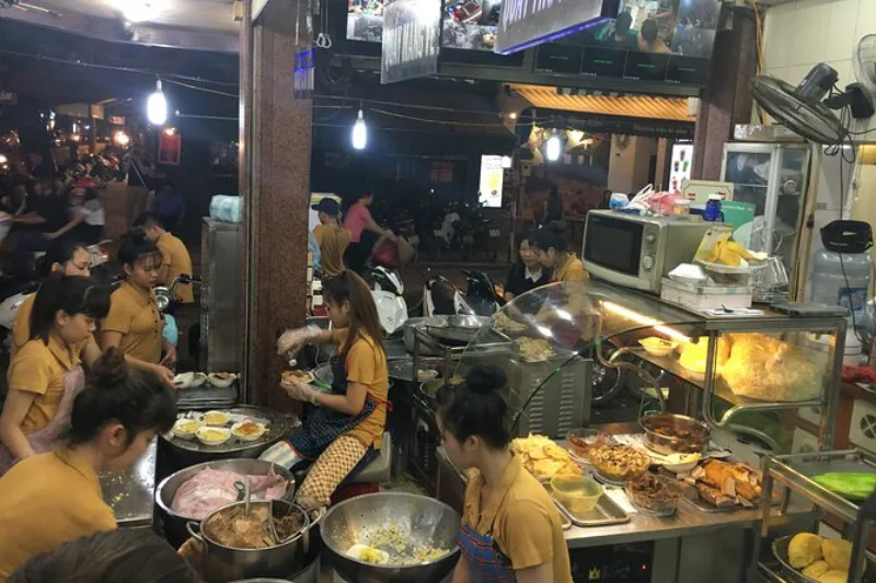 Savor Pho at a Street-side Stall